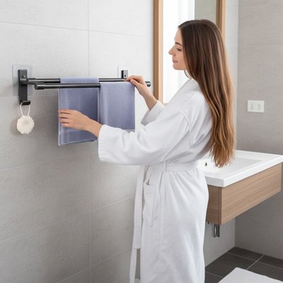 Porte serviette salle de bain